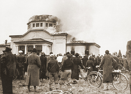 Synagogan i Graz år 1938